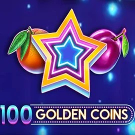 100 Golden Coins game by Amusnet Interactive – logo hosted on Hollywin Casino