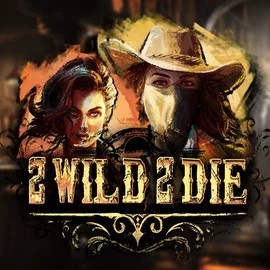 Slots logo of 2 Wild 2 Die from Hacksaw Gaming at Hollywin Casino