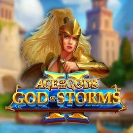 Age Of The Gods: God Of Storms 2 by Playtech, showcased at holly-win.eu.com – game logo