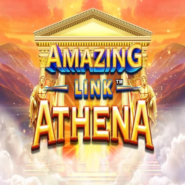 Amazing Link Athena slot logo by SpinPlay Games at Hollywin Casino
