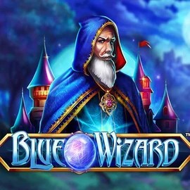 Blue Wizard logo by Quickspin at Hollywin Casino