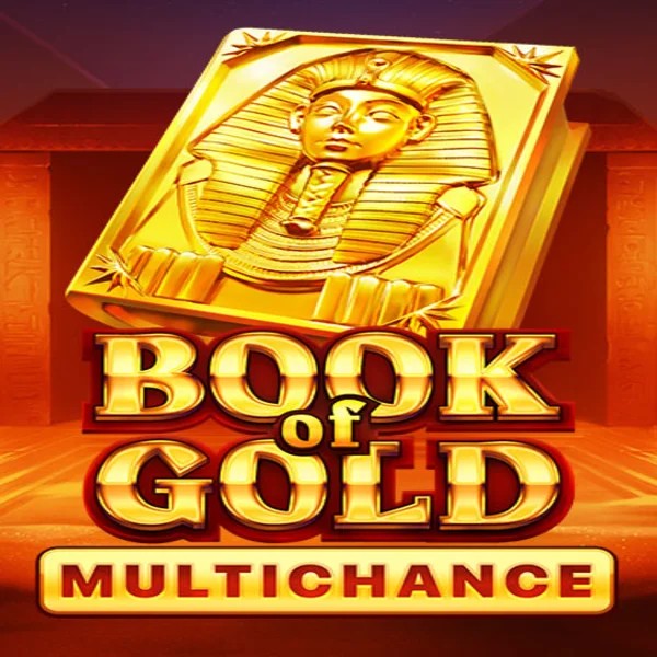 Book of Gold Multichance slot visual from Playson available on holly-win.eu.com