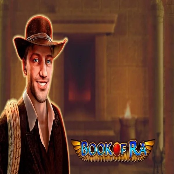 Book of Ra casino game by Greentube – featured logo at Hollywin Casino