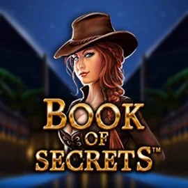 Book of Secrets logo by SYNOT Games Hollywin Casino