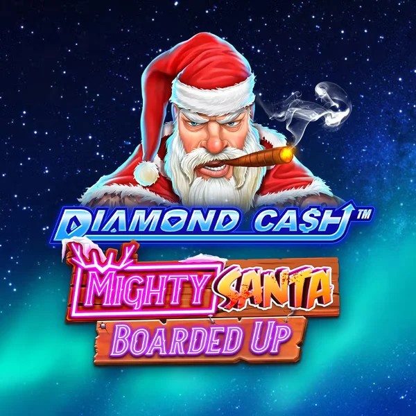 Try Diamond Cash Mighty Santa Boarded Up slot by Greentube on holly-win.eu.com – logo image
