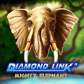 Slots logo of Diamond Link Mighty Elephant from Novomatic at Hollywin Casino