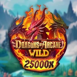 Dragons of Arcane Wild slot icon by Foxium, available at Hollywin Casino