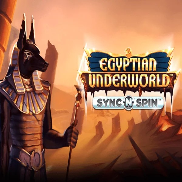 Egyptian Underworld logo by Greentube at Hollywin Casino