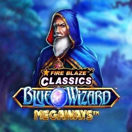Play Fire Blaze Blue Wizard Megaways slot by Rarestone Gaming on holly-win.eu.com