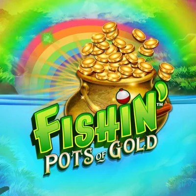 Fishin Pots Of Gold casino game by Gameburger Studios – featured logo at Hollywin Casino