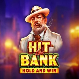 Hit The Bank Hold and Win logo – Slots by Playson at Hollywin Casino