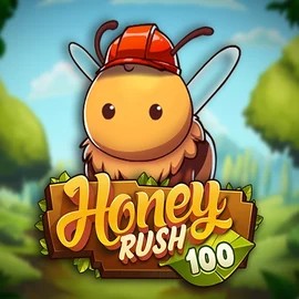 Slots logo of Honey Rush 100 from Play'n GO at Hollywin Casino