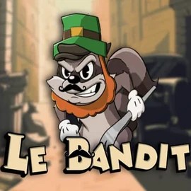 Le Bandit logo by Hacksaw Gaming Hollywin Casino