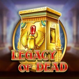 Legacy of Dead slot logo by Play'n GO at Hollywin Casino