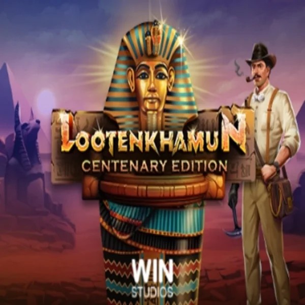 Slots logo of Loot'en Khamun the Dead Sea Scrolls from Win Studios at Hollywin Casino