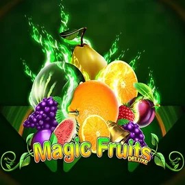 Magic Fruits Deluxe casino game by Wazdan – featured logo at Hollywin Casino