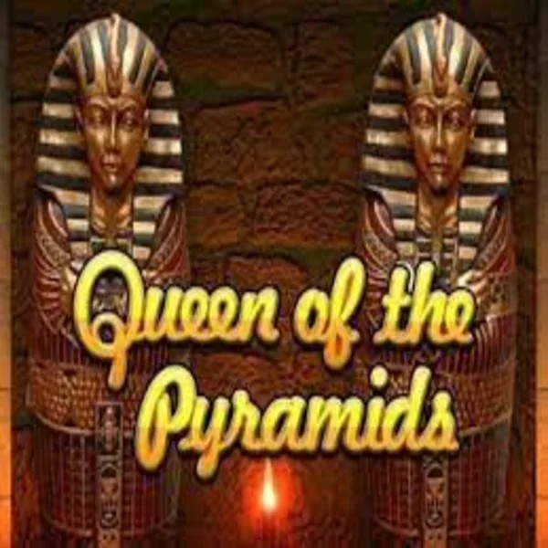 Queen of the Pyramids logo by Playtech at Hollywin Casino