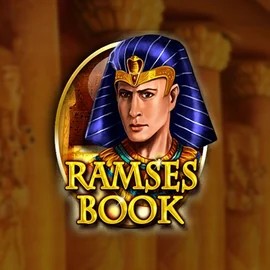 Ramses Book Deluxe logo by Gamomat at Hollywin Casino