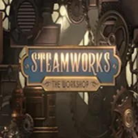 Steamworks The Workshop logo – Slots by Peter & Sons at Hollywin Casino