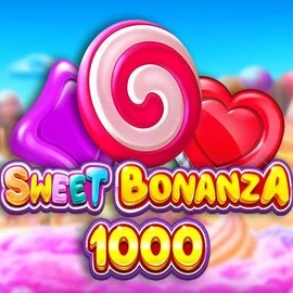 Sweet Bonanza 1000 online game logo by Pragmatic Play on holly-win.eu.com